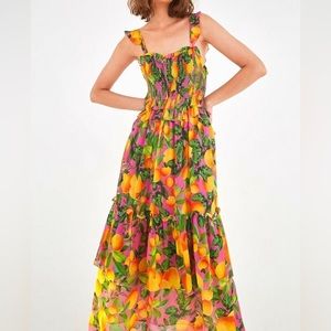 FARM Rio Vibrant Floral Maxi Dress
